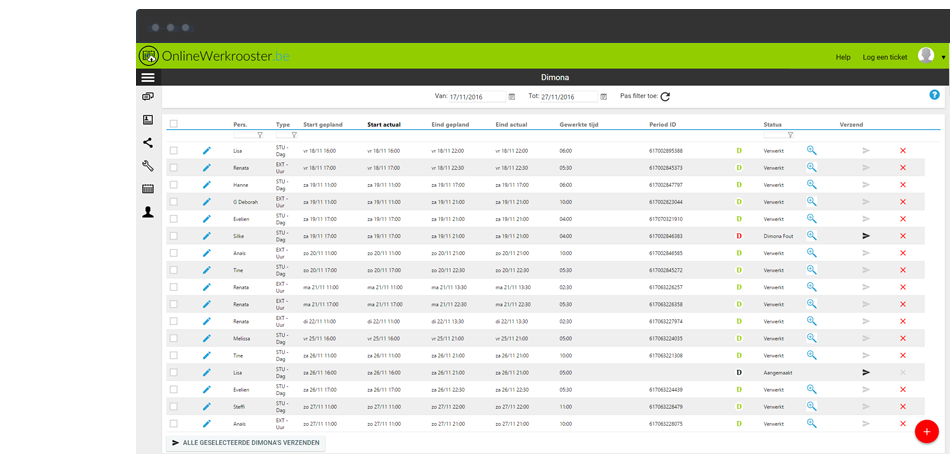 Automatische dimona's'
