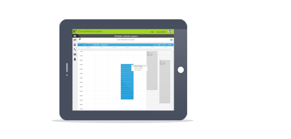 zelf inplannen bij je personeelsplanning